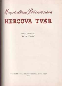 Magdaléna Robinsonová: Hercova tvár