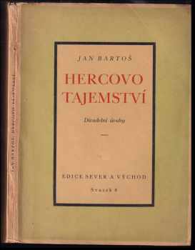 Ján Bartoš: Hercovo tajemství : divadelní úvahy