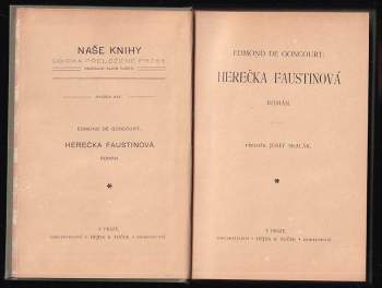 Edmond de Goncourt: Herečka Faustinová