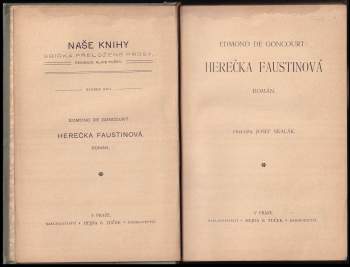 Edmond de Goncourt: Herečka Faustinová