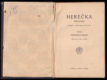 Hermann Bahr: Herečka