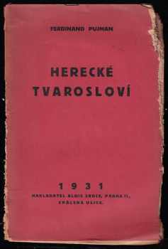 Herecké tvarosloví