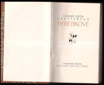 G. K Chesterton: Heretikové