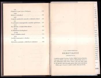 G. K Chesterton: Heretikové