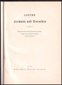 Johann Wolfgang von Goethe: Hermann und Dorothea
