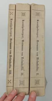 Leo Koenigsberger: Hermann von Helmholtz,  3 Bände