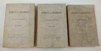 Hermann von Helmholtz,  3 Bände