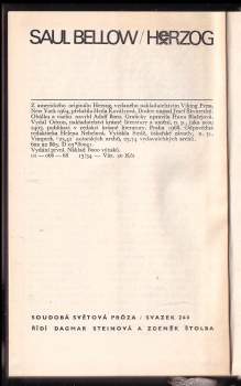 Saul Bellow: Herzog