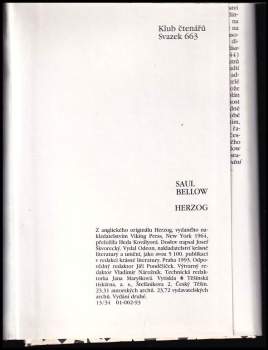 Saul Bellow: Herzog