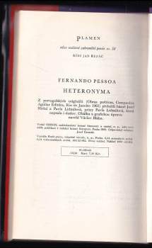Fernando Pessoa: Heteronyma