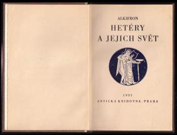 Alkifrón: Hetéry a jejich svět