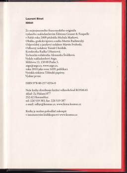 Laurent Binet: HHhH