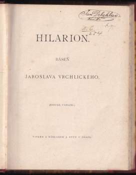 Jaroslav Vrchlický: Hilarion