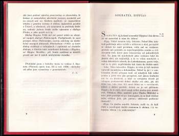 Platón: Hippias větší ; Hippias menší ; Ion ; Menexenos