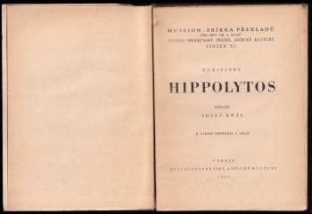 Euripidés: Hippolytos