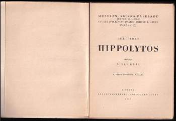 Euripidés: Hippolytos