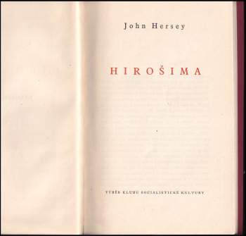 John Hersey: Hirošima