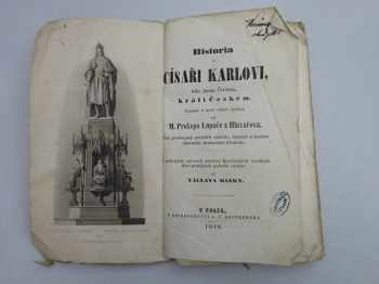 Václav Hanka: Historie o císaři Karlovi, toho jména Čtvrtém, králi českém
