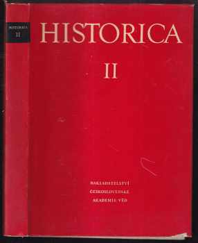 Historica 2. [část], Les sciences historiques en Tchécoslovaquie.