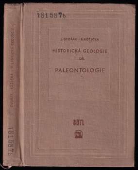 Josef Dvořák: Historická geologie