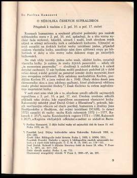 Ludvík Losos: Historická knižní vazba 1962