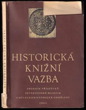 Historická knižní vazba 1962