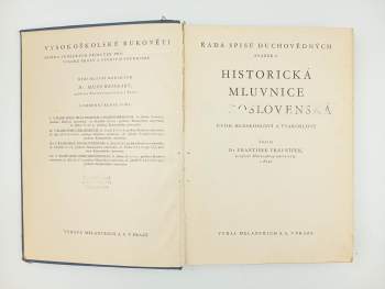 František Trávníček: Historická mluvnice československá