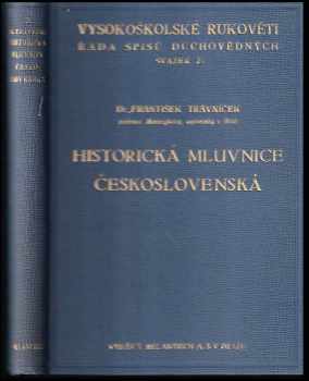 Historická mluvnice československá : úvod, hláskosloví a tvarosloví