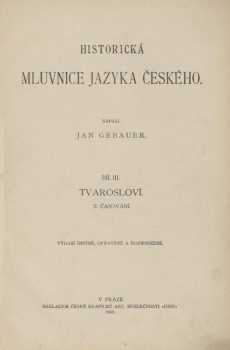 Historická mluvnice jazyka českého