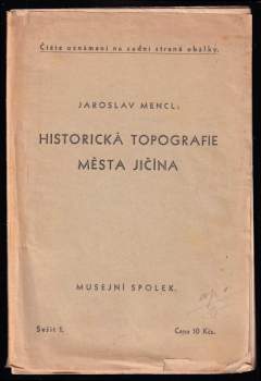 Historická topografie města Jičína