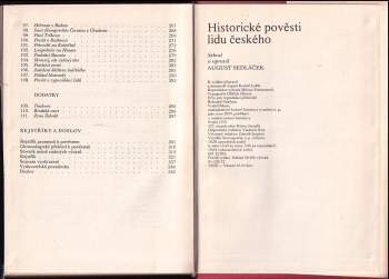 August Sedláček: Historické pověsti lidu českého