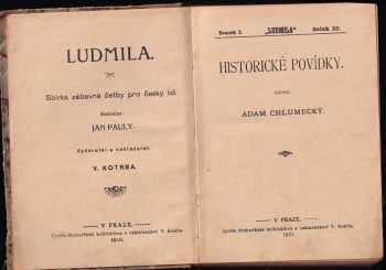 Adam Chlumecký: Historické povídky