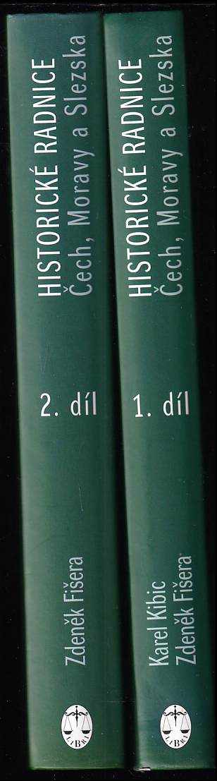 Karel Kibic: Historické radnice Čech, Moravy a Slezska 1. díl. - Vývoj radnic a Katalog historických radnic + 2. díl