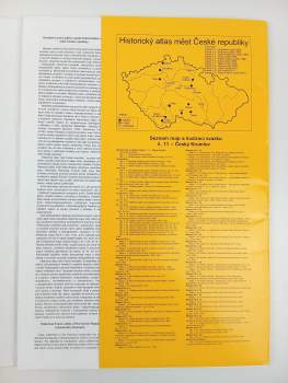 Václav Bůžek: Historický atlas měst České republiky