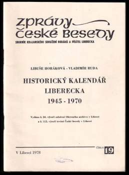 Historický kalendář Liberecka 1945-1970