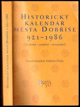 Historický kalendář města Dobříše 921 - 1986