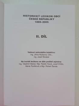 Historický lexikon obcí České republiky 1869-2005