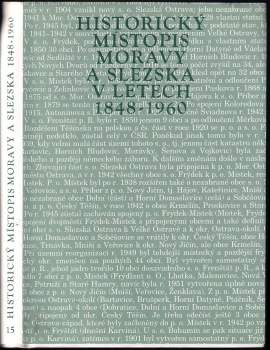 Historický místopis Moravy a Slezska v letech 1848-1960