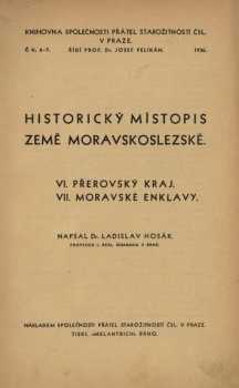 Historický místopis země Moravskoslezské