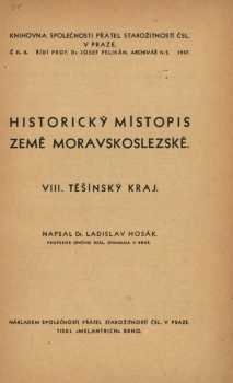 Historický místopis země Moravskoslezské