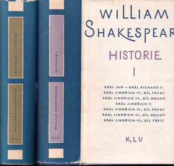 William Shakespeare: Historie. 1. sv., 2. sv.