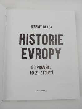 Jeremy Black: Historie Evropy