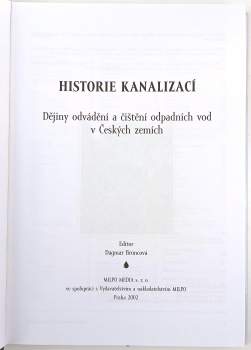 Historie kanalizací