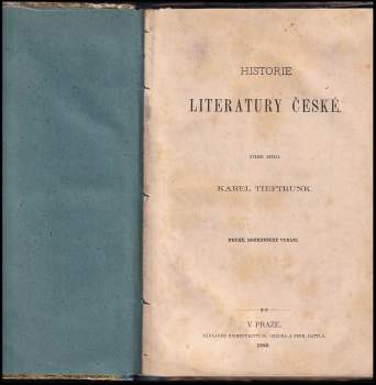 Karel Tieftrunk: Historie literatury české