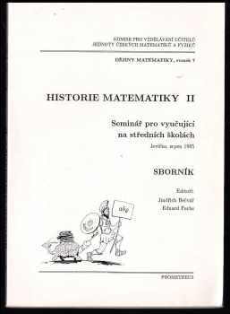 Historie matematiky II