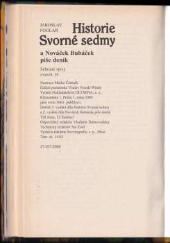 Jaroslav Foglar: Historie Svorné sedmy