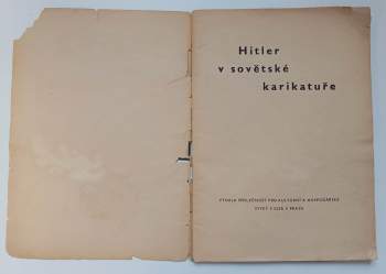 Hitler v sovětské karikatuře