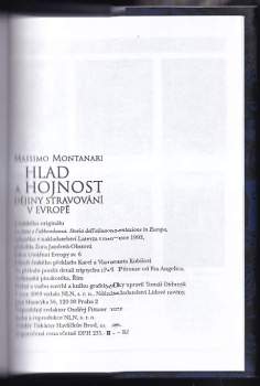 Massimo Montanari: Hlad a hojnost