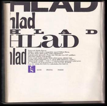 František Halas: Hlad