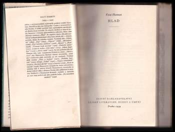 Knut Hamsun: Hlad